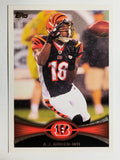 2012 Topps #320A A.J. Green black