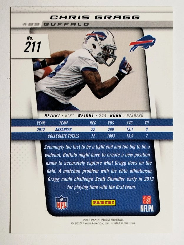 2013 Panini Prizm #211 Chris Gragg RC