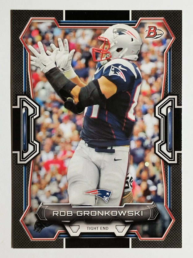 2015 Bowman Black #V69 Rob Gronkowski