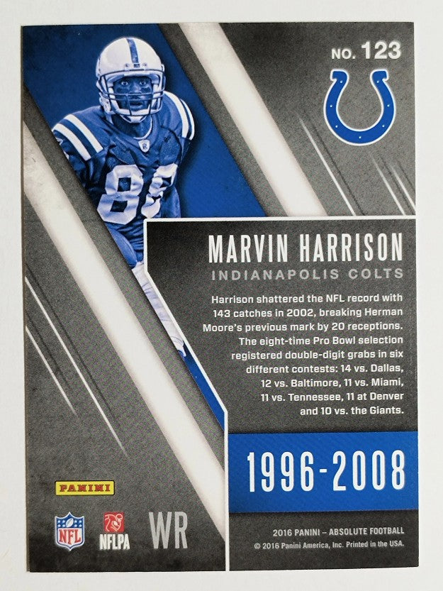 2016 Absolute #123 Marvin Harrison