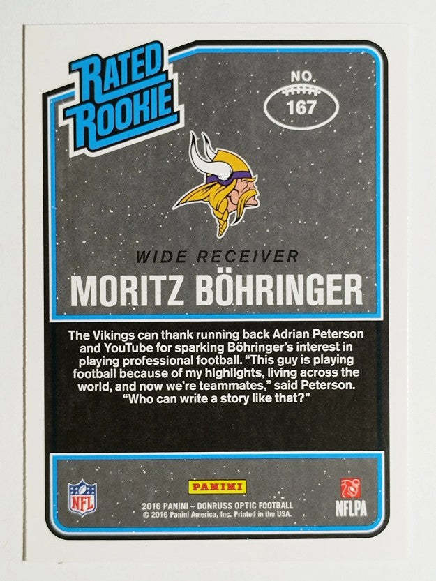 2016 Donruss Optic #167 Moritz Bohringer RR RC