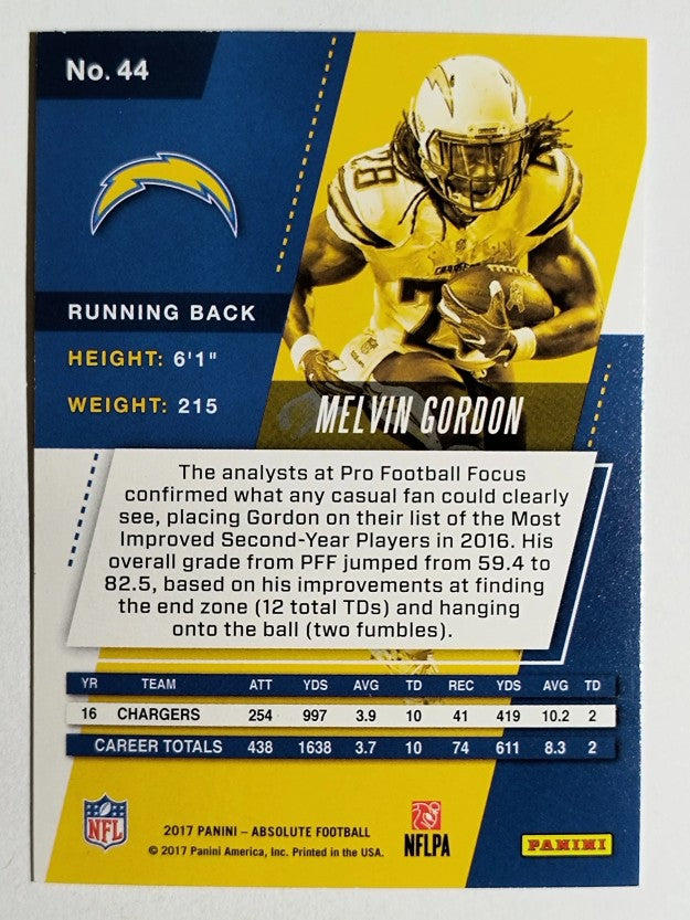 2017 Absolute #44 Melvin Gordon