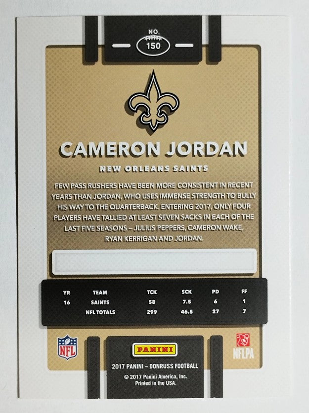 2017 Donruss #150 Cameron Jordan