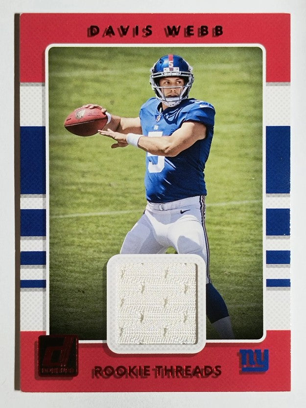 2017 Donruss Rookie Threads Red #24 Davis Webb