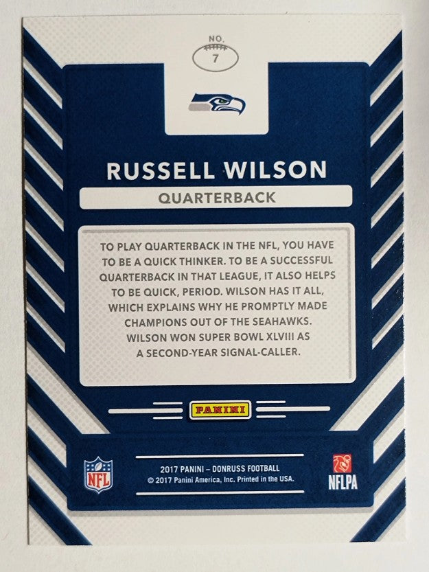 2017 Donruss Up Tempo #7 Russell Wilson