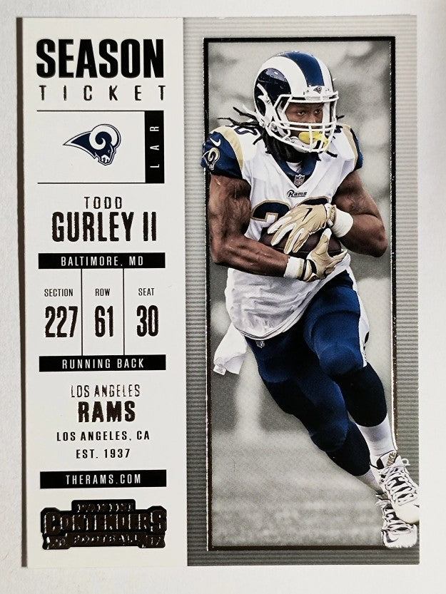 2017 Panini Contenders #53 Todd Gurley II