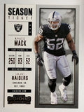 2017 Panini Contenders #75 Khalil Mack