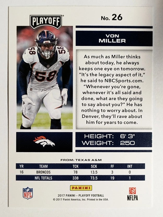 2017 Playoff #26 Von Miller
