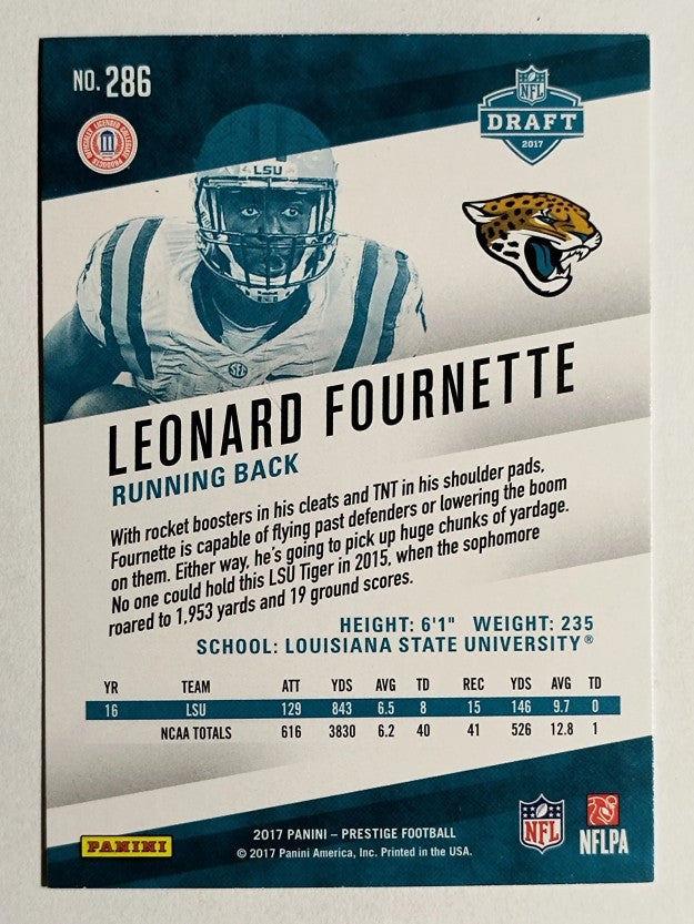 2017 Prestige #286 Leonard Fournette RC
