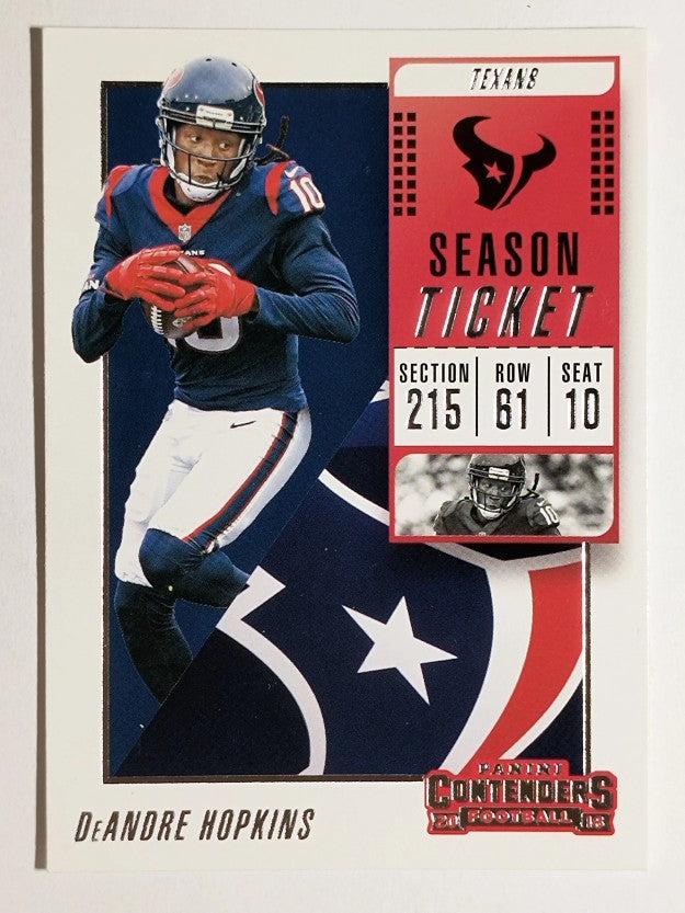 2018 Panini Contenders #62 DeAndre Hopkins