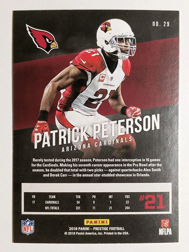 2018 Prestige Xtra Points Green #29 Patrick Peterson
