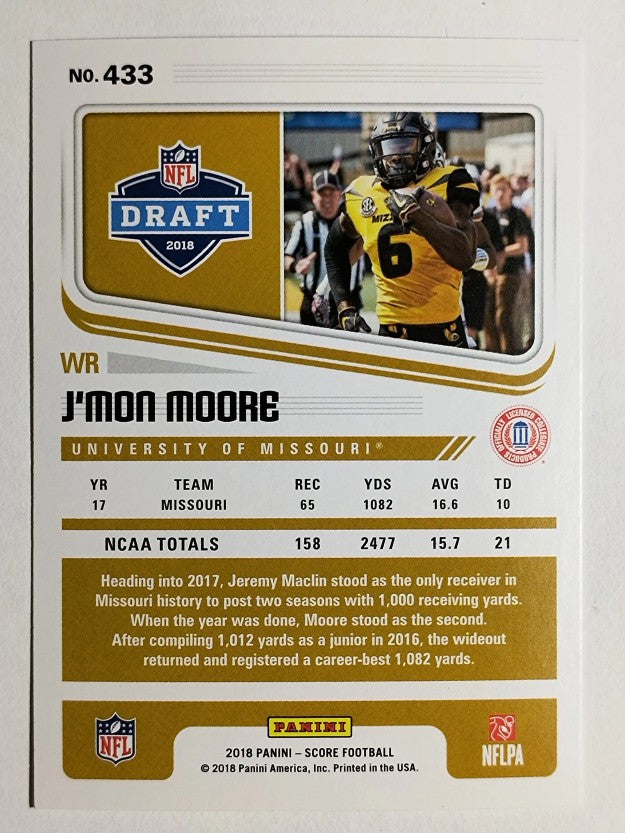 2018 Score #433 J'Mon Moore RC