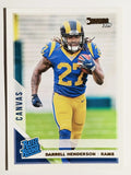 2019 Donruss Canvas #310 Darrell Henderson RR