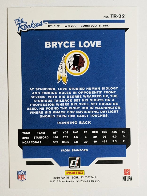 2019 Donruss The Rookies #32 Bryce Love
