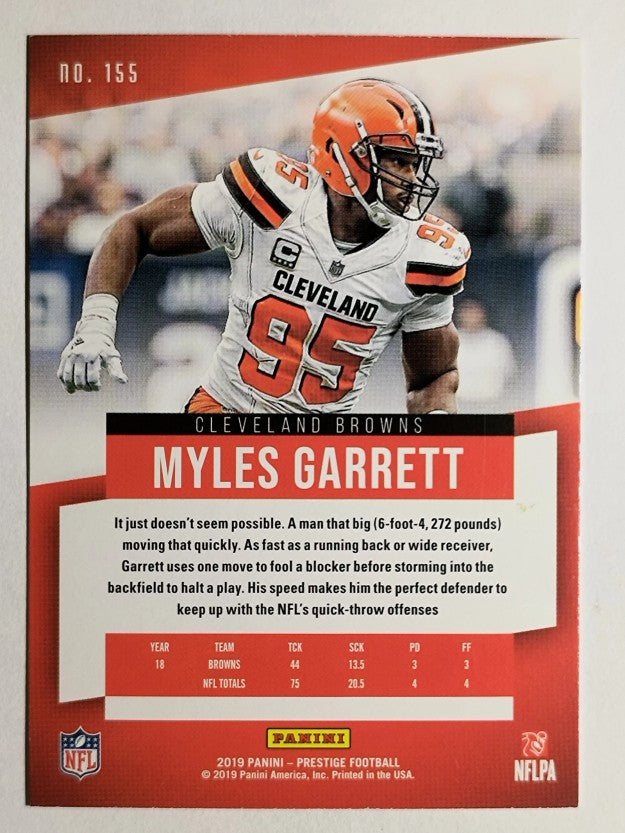 2019 Prestige #155 Myles Garrett