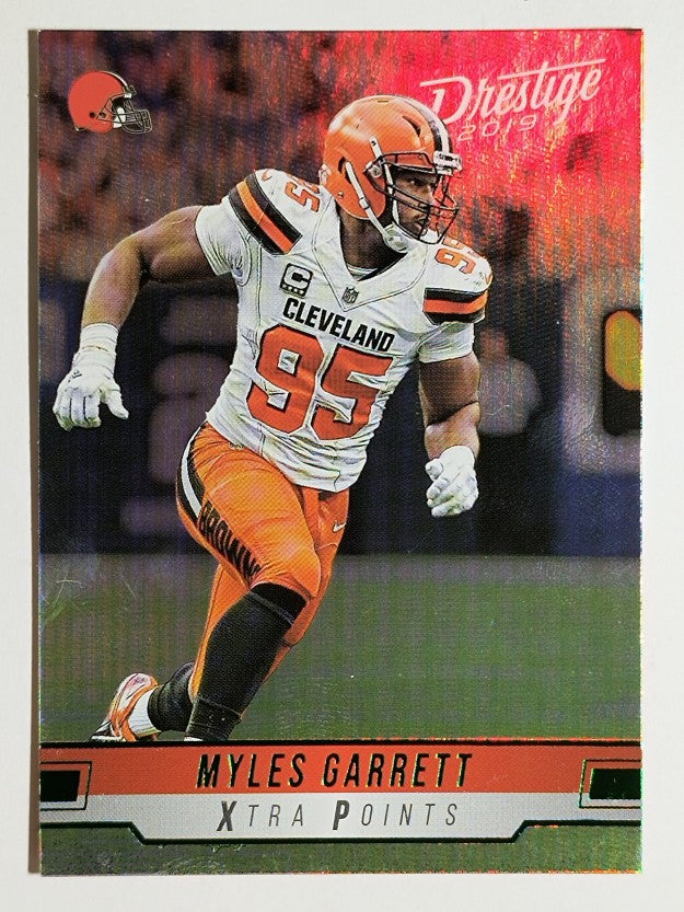 2019 Prestige Xtra Points Green #155 Myles Garrett