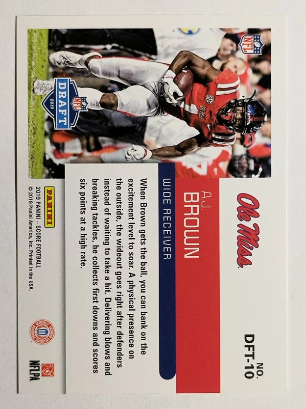 2019 Score NFL Draft #DFT10 A.J. Brown
