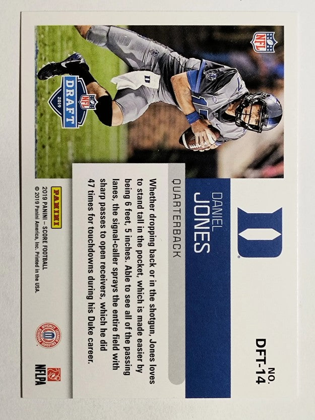 2019 Score NFL Draft #DFT14 Daniel Jones