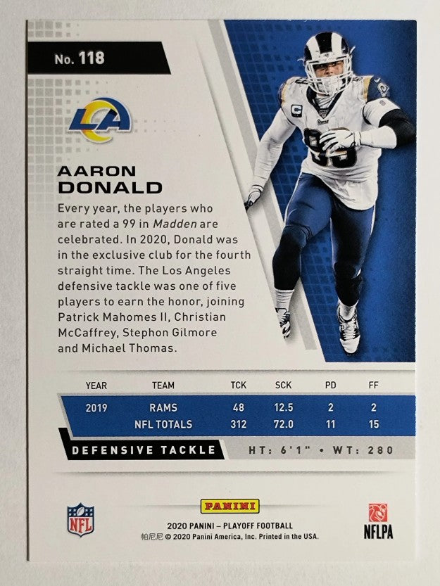 2020 Playoff #118 Aaron Donald