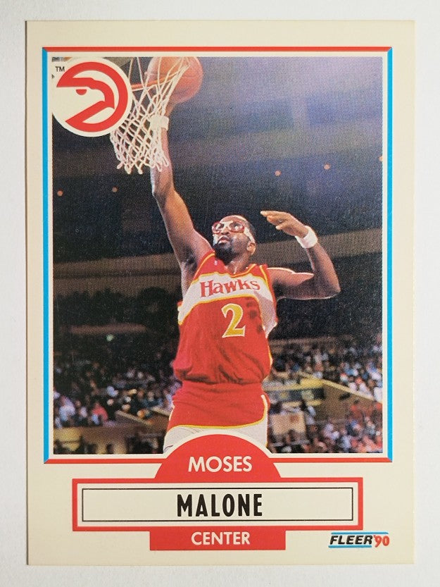 1990-91 Fleer #3 Moses Malone