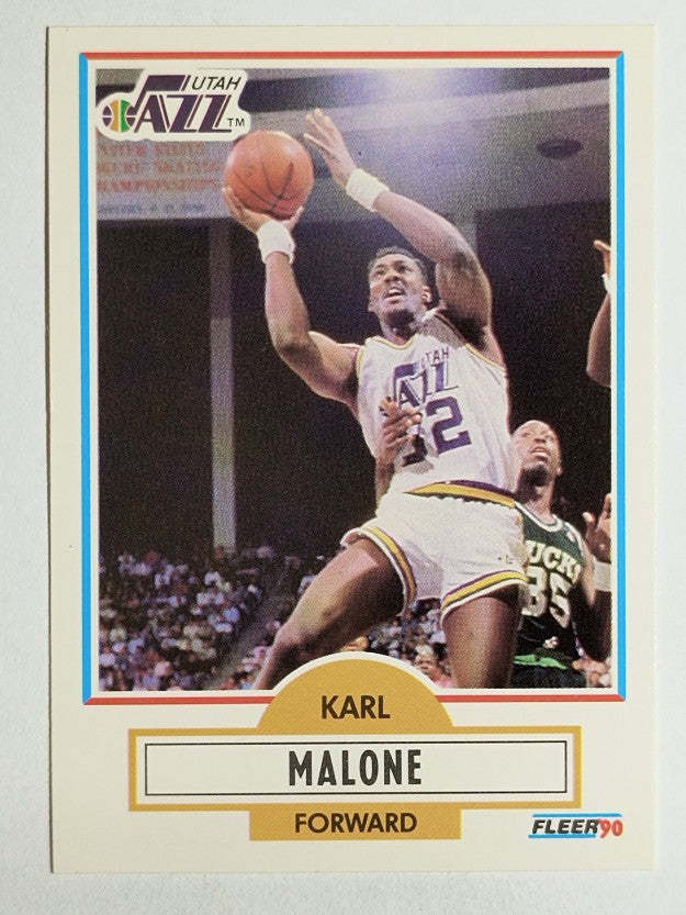 1990-91 Fleer #188 Karl Malone