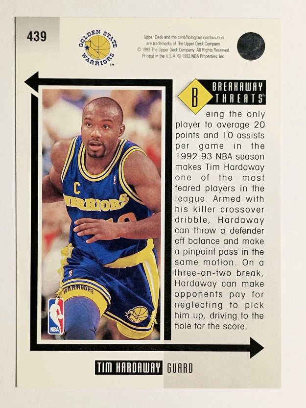 1993-94 Upper Deck #439 Tim Hardaway BT