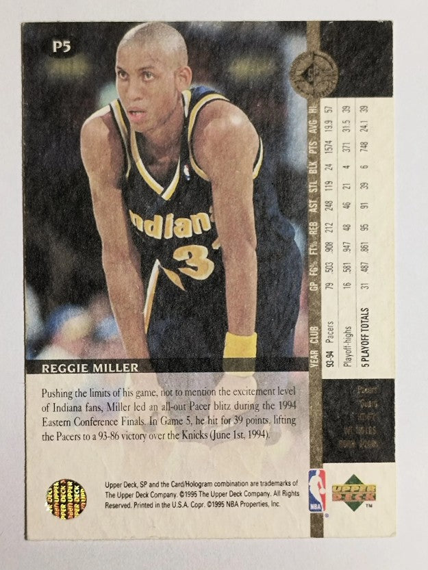 1994-95 SP Championship Playoff Heroes #P5 Reggie Miller