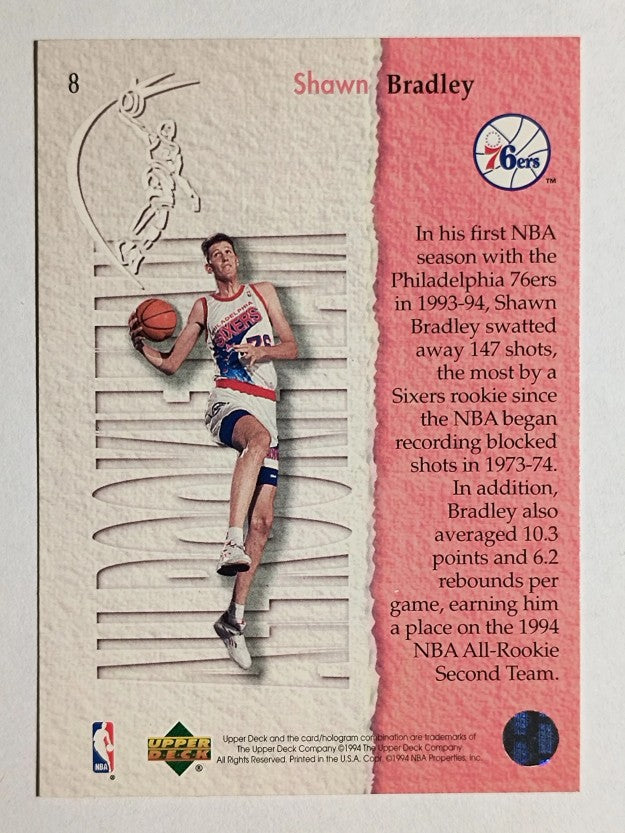 1994-95 Upper Deck #8 Shawn Bradley ART