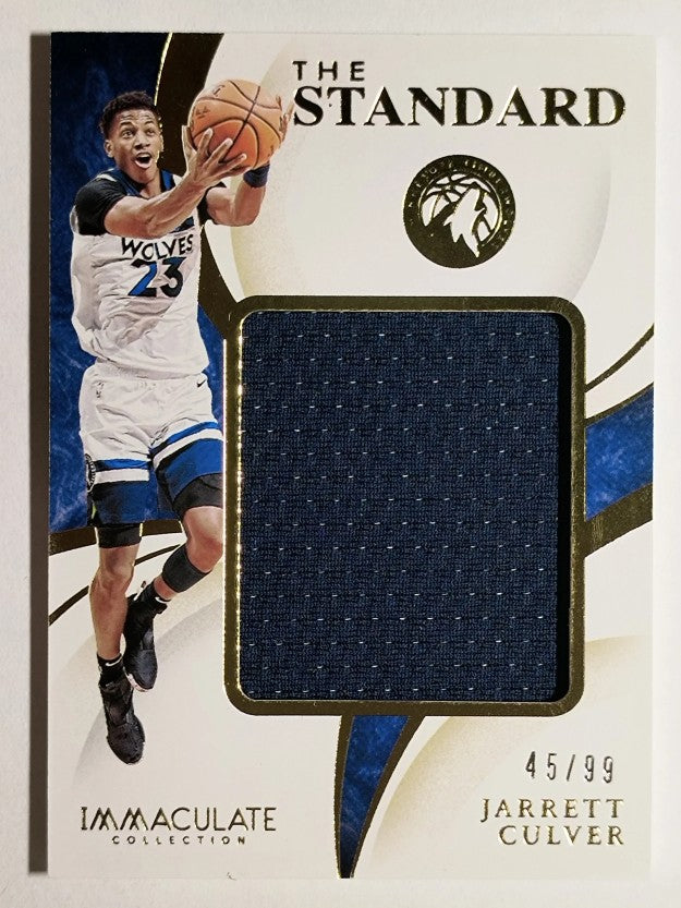 2019-20 Immaculate Collection The Standard Relics #65 Jarrett Culver/99