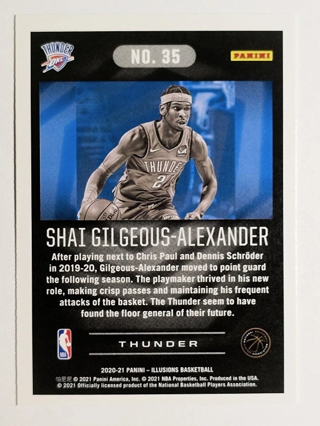 2020-21 Panini Illusions #35 Shai Gilgeous-Alexander