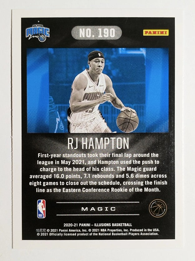 2020-21 Panini Illusions #190 RJ Hampton RC