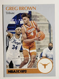 2021-22 Panini Chronicles Draft Picks Black #64 Greg Brown III/Hoops Retro