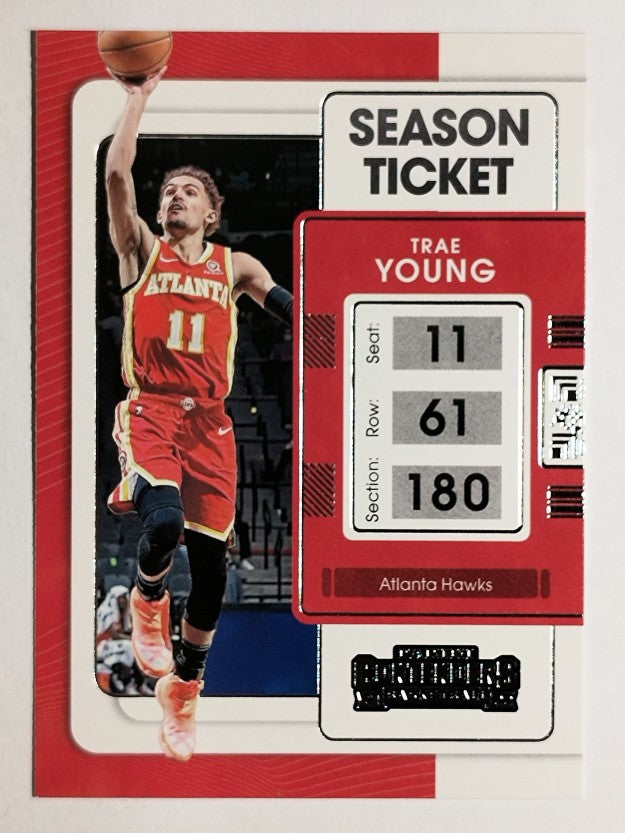 2021-22 Panini Contenders #4 Trae Young