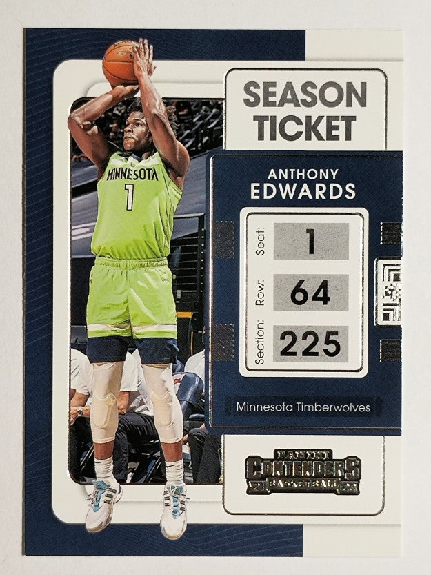 2021-22 Panini Contenders #5 Anthony Edwards
