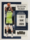 2021-22 Panini Contenders #5 Anthony Edwards