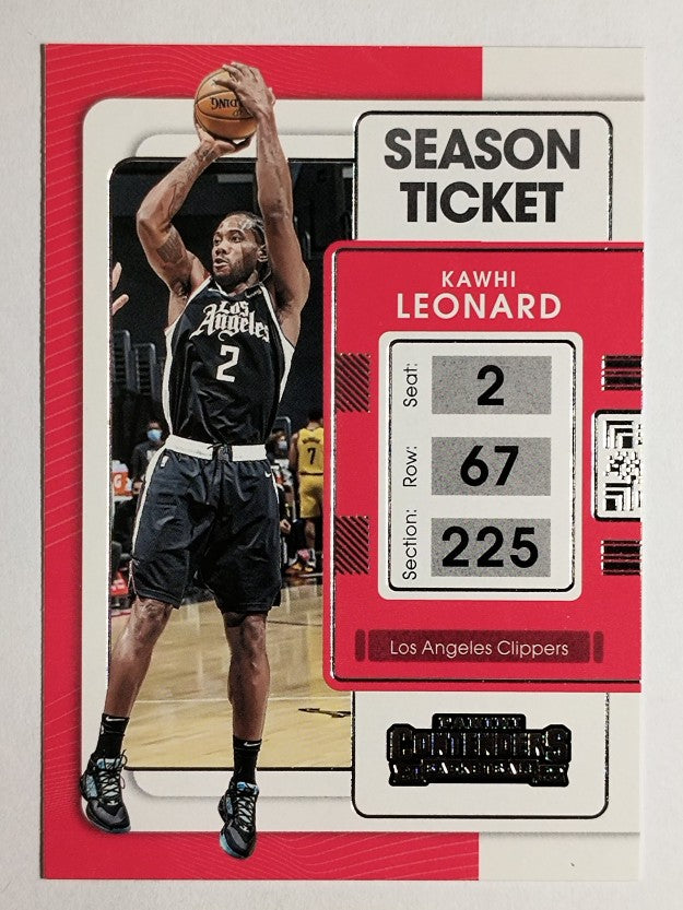 2021-22 Panini Contenders #22 Kawhi Leonard
