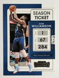 2021-22 Panini Contenders #35 Zion Williamson