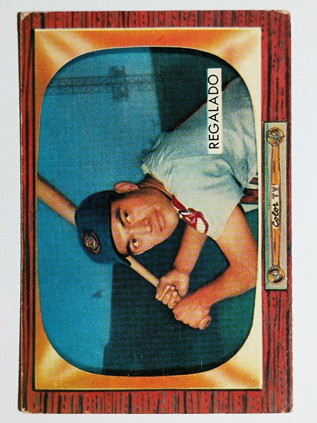 1955 Bowman #142 Rudy Regalado RC (VG)