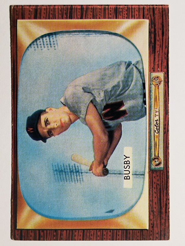 1955 Bowman #166 Jim Busby (VG)