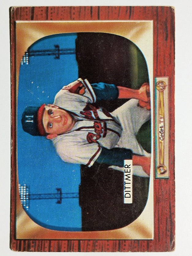 1955 Bowman #212 Jack Dittmer (VG)