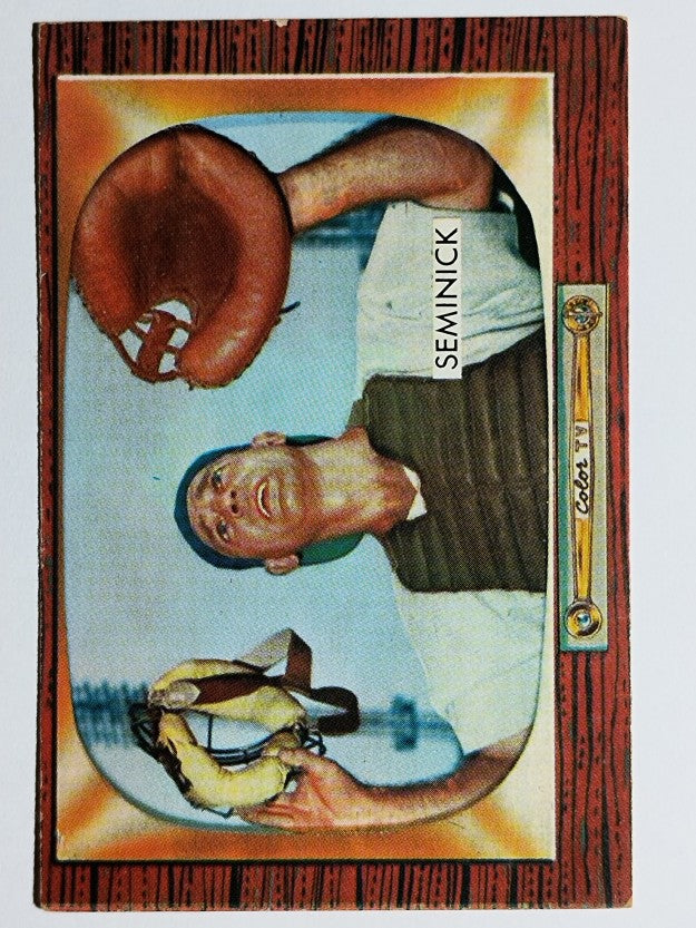 1955 Bowman #93 Andy Seminick (VGEX)