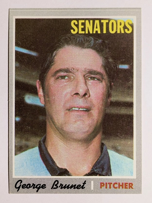 1970 Topps #328 George Brunet (EXMT)
