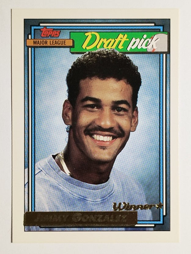 1992 Topps Gold Winners #564 Jimmy Gonzalez