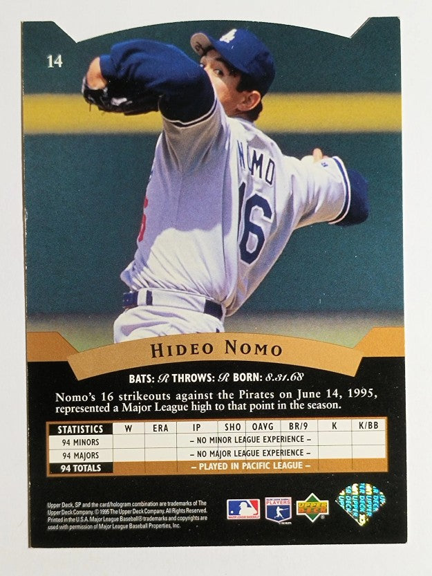 1995 SP #14 Hideo Nomo FOIL RC
