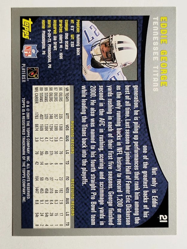 2001 Topps #21 Eddie George
