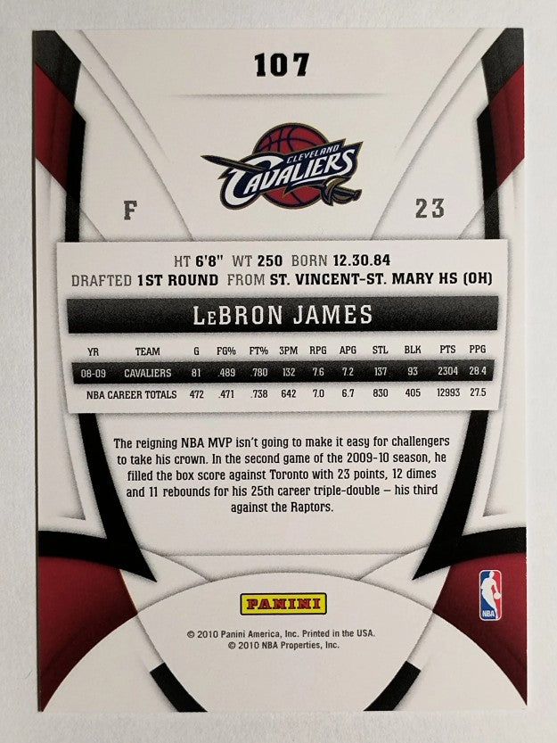 2009-10 Certified #107 LeBron James