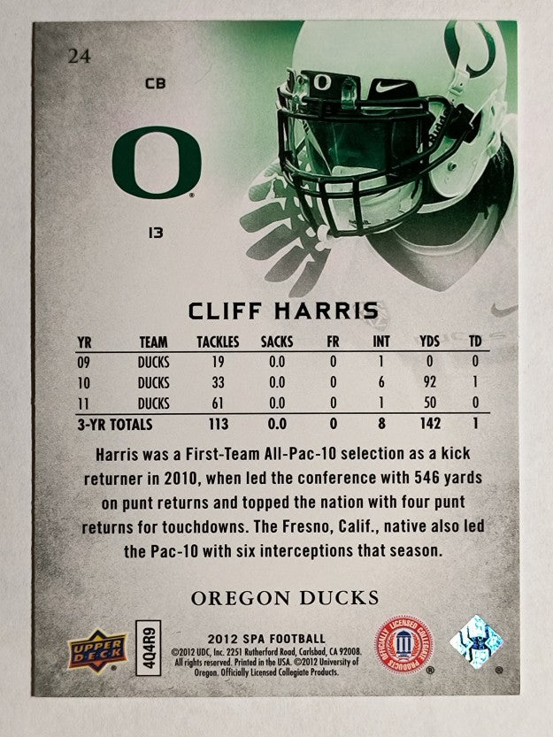 2012 SP Authentic #24 Cliff Harris