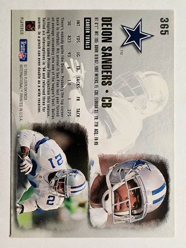 1995 Ultra #365 Deion Sanders