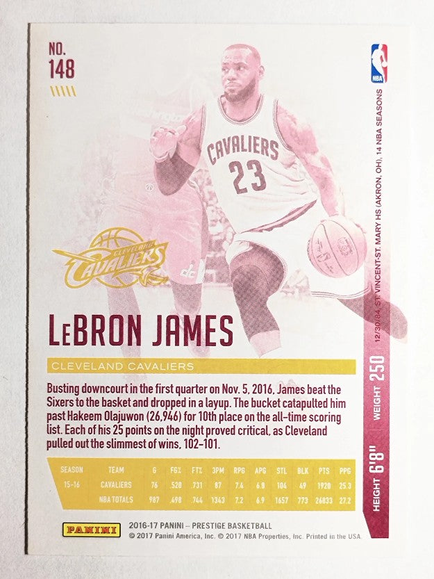 2016-17 Prestige #148 LeBron James