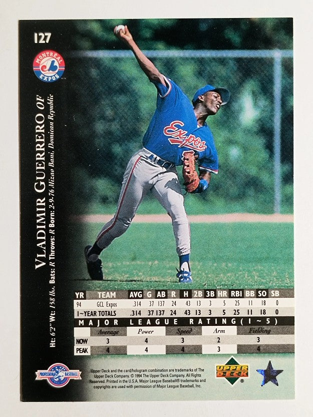 1995 Upper Deck Minors #127 Vladimir Guerrero
